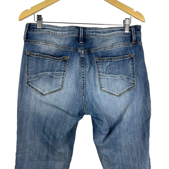 DRIFTWOOD Audrey Washed Weathered Denim Loose fit Straight Leg Ankle Jeans - Picture 6 of 6